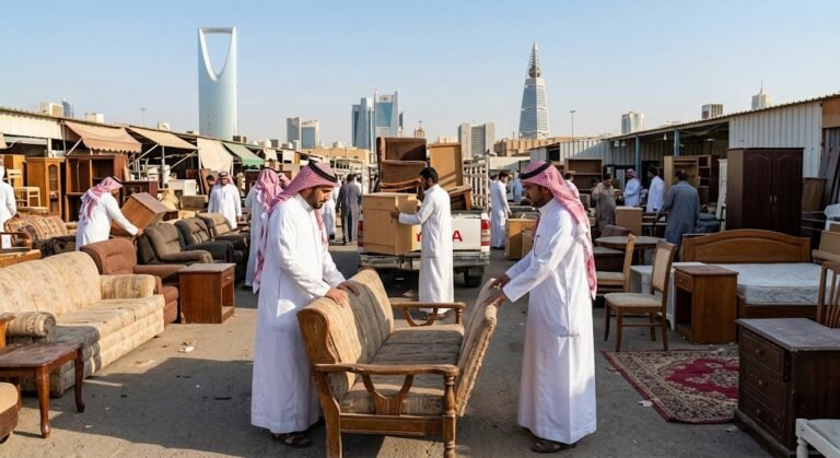 شراء الاثاث المستعمل في حي الروضة بالرياض